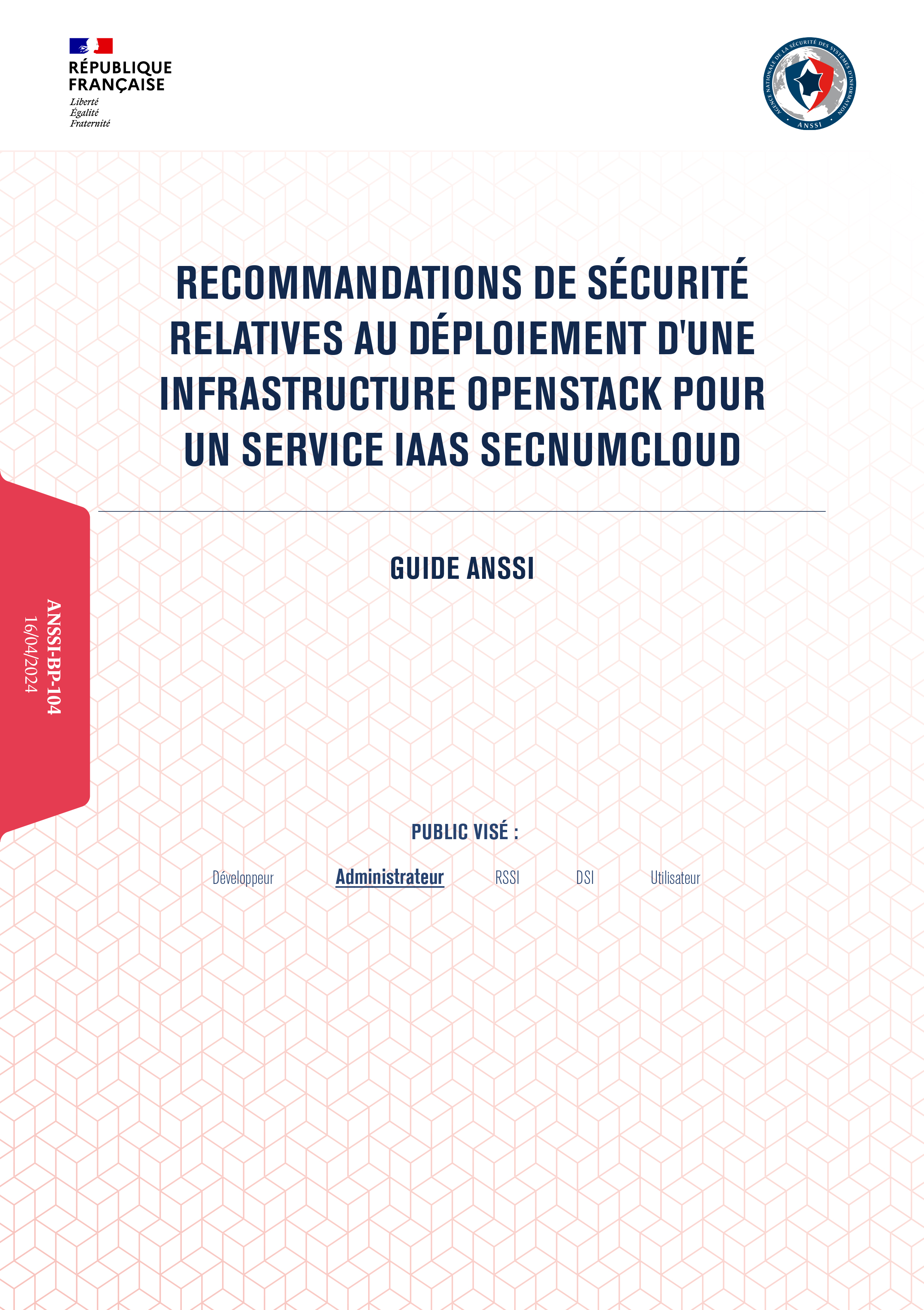 Recommandations de déploiement d'un service IAAS OpenStack SecNumCloud